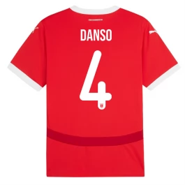 EK 2024 Oostenrijk Danso 4 Thuisshirt Voetbaltenue
