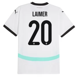 EK 2024 Oostenrijk Laimer 20 Uitshirt Voetbaltenue