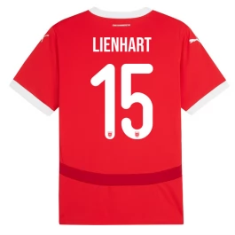 EK 2024 Oostenrijk Lienhart 15 Thuisshirt Voetbaltenue