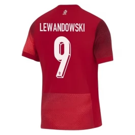 EK 2024 Polen Lewandowski 9 Uitshirt Voetbaltenue