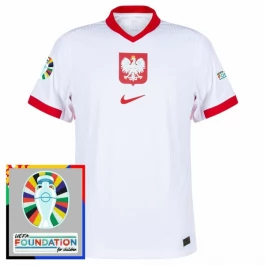 EK 2024 Polen Thuisshirt Voetbaltenue Patch