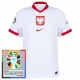 EK 2024 Polen Thuisshirt Voetbaltenue Patch