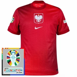 EK 2024 Polen Uitshirt Voetbaltenue Patch