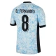 EK 2024 Portugal B.Fernandes 8 Uitshirt Voetbaltenue