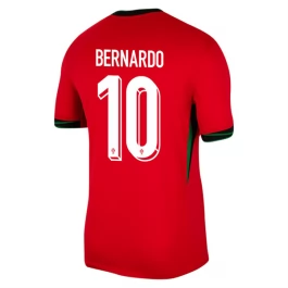 EK 2024 Portugal Bernardo 10 Thuisshirt Voetbaltenue