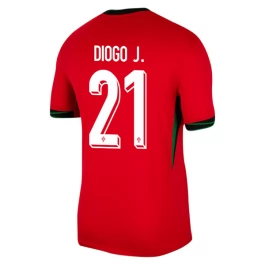 EK 2024 Portugal Diogo J. 21 Thuisshirt Voetbaltenue