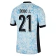 EK 2024 Portugal Diogo J. 21 Uitshirt Voetbaltenue
