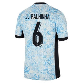 EK 2024 Portugal J.Palhinha 6 Uitshirt Voetbaltenue
