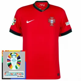 EK 2024 Portugal Thuisshirt Voetbaltenue Patch