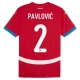 EK 2024 Servië Pavlović 2 Thuisshirt Voetbaltenue