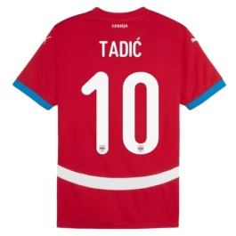 EK 2024 Servië Tadić 10 Thuisshirt Voetbaltenue