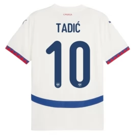 EK 2024 Servië Tadić 10 Uitshirt Voetbaltenue