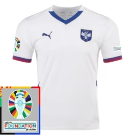 EK 2024 Servië Uitshirt Voetbaltenue Patch