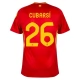 EK 2024 Spanje Cubarsí 26 Thuisshirt Voetbaltenue