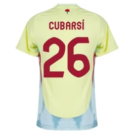 EK 2024 Spanje Cubarsí 26 Uitshirt Voetbaltenue
