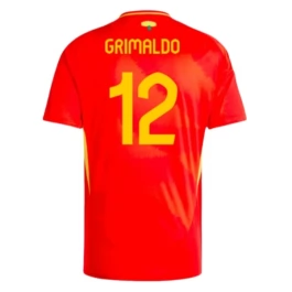 EK 2024 Spanje Grimaldo 12 Thuisshirt Voetbaltenue