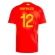 EK 2024 Spanje Grimaldo 12 Thuisshirt Voetbaltenue
