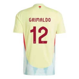 EK 2024 Spanje Grimaldo 12 Uitshirt Voetbaltenue