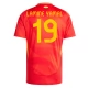 EK 2024 Spanje Lamine Yamal 19 Thuisshirt Voetbaltenue