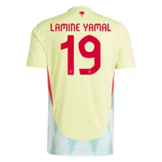 EK 2024 Spanje Lamine Yamal 19 Uitshirt Voetbaltenue EK 2024 Spanje Lamine Yamal 19 Uitshirt Voetbaltenue