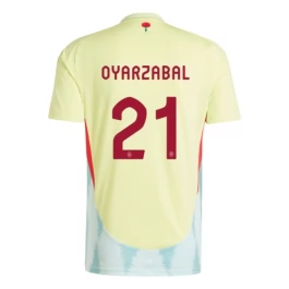 EK 2024 Spanje Oyarzabal 21 Uitshirt Voetbaltenue