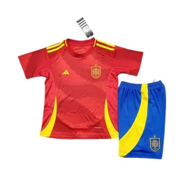 EK 2024 Spanje Thuisshirt Kids Voetbaltenue