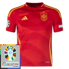 EK 2024 Spanje Thuisshirt Voetbaltenue Patch