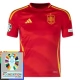EK 2024 Spanje Thuisshirt Voetbaltenue Patch