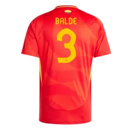 EK 2024 Spanje Voetbaltenue Balde 3 Thuisshirt
