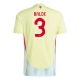 EK 2024 Spanje Voetbaltenue Balde 3 Uitshirt