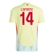 EK 2024 Spanje Voetbaltenue Laporte 14 Uitshirt