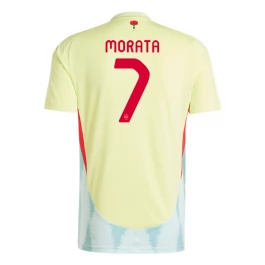 EK 2024 Spanje Voetbaltenue Morata 7 Uitshirt