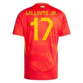 EK 2024 Spanje Williams Jr. 17 Thuisshirt Voetbaltenue