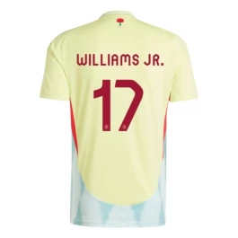EK 2024 Spanje Williams Jr. 17 Uitshirt Voetbaltenue
