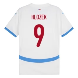 EK 2024 Tsjechië Hlozek 9 Uitshirt Voetbaltenue