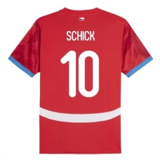 EK 2024 Tsjechië Schick 10 Thuisshirt Voetbaltenue