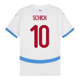 EK 2024 Tsjechië Schick 10 Uitshirt Voetbaltenue