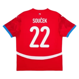 EK 2024 Tsjechië Souček 22 Thuisshirt Voetbaltenue