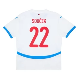 EK 2024 Tsjechië Souček 22 Uitshirt Voetbaltenue