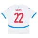EK 2024 Tsjechië Souček 22 Uitshirt Voetbaltenue