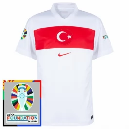 EK 2024 Turkije Thuisshirt Voetbaltenue Patch