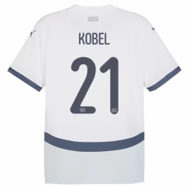 EK 2024 Zwitserland Kobel 21 Uitshirt Voetbaltenue