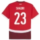 EK 2024 Zwitserland Shaqiri 23 Thuisshirt Voetbaltenue