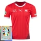 EK 2024 Zwitserland Thuisshirt Voetbaltenue Patch