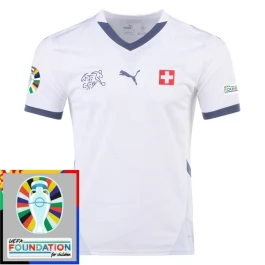 EK 2024 Zwitserland Uitshirt Voetbaltenue Patch