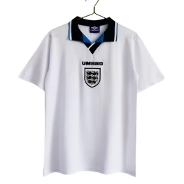 Engeland Voetbaltenue Retro 1996 Thuisshirt