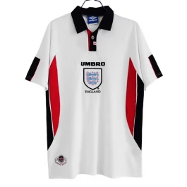 Engeland Voetbaltenue Retro 1998 Thuisshirt