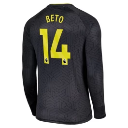 Everton Beto 14 Uitshirt 2024-2025 L/S Voetbaltenue