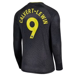 Everton Calvert-Lewin 9 Uitshirt 2024-2025 L/S Voetbaltenue