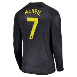 Everton McNeil 7 Uitshirt 2024-2025 L/S Voetbaltenue